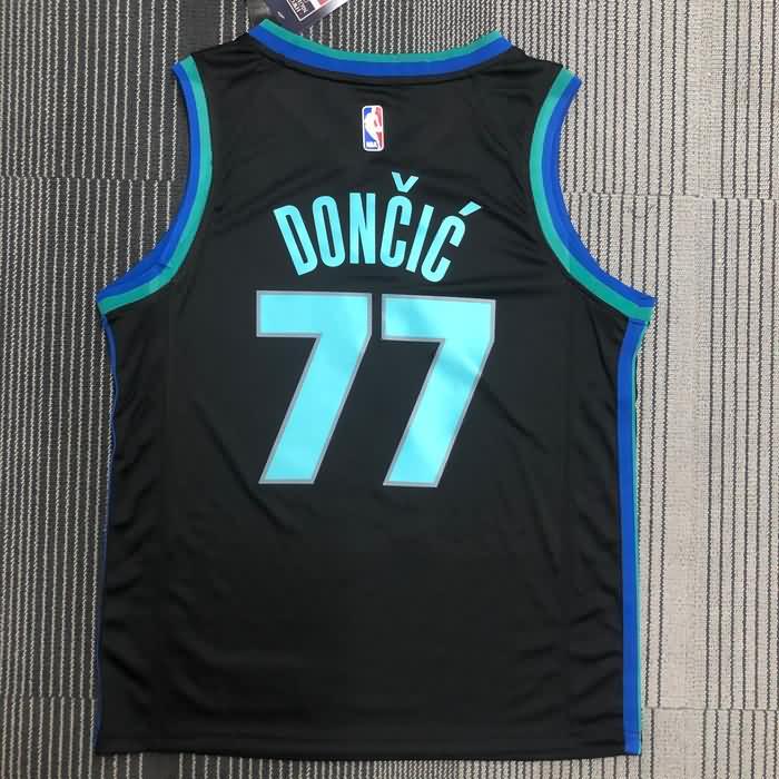 Dallas Mavericks Black Basketball Jersey (Hot Press)