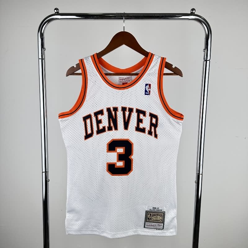 Denver Nuggets 2006/07 White Classics Basketball Jersey 02 (Hot Press)