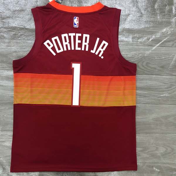 Denver Nuggets 20/21 Red City Basketball Jersey (Hot Press)