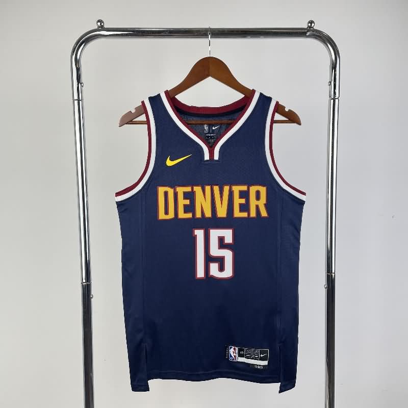 Denver Nuggets 22/23 Dark Blue Basketball Jersey (Hot Press)