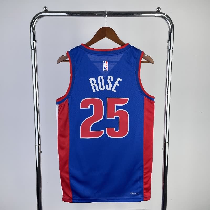 Detroit Pistons 22/23 Blue Basketball Jersey (Hot Press)