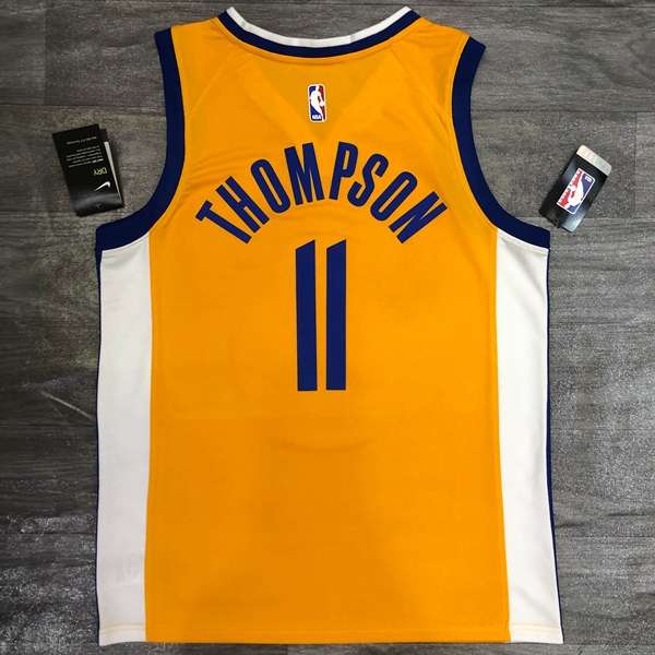 Golden State Warriors 20/21 Yellow AJ Basketball Jersey (Hot Press)