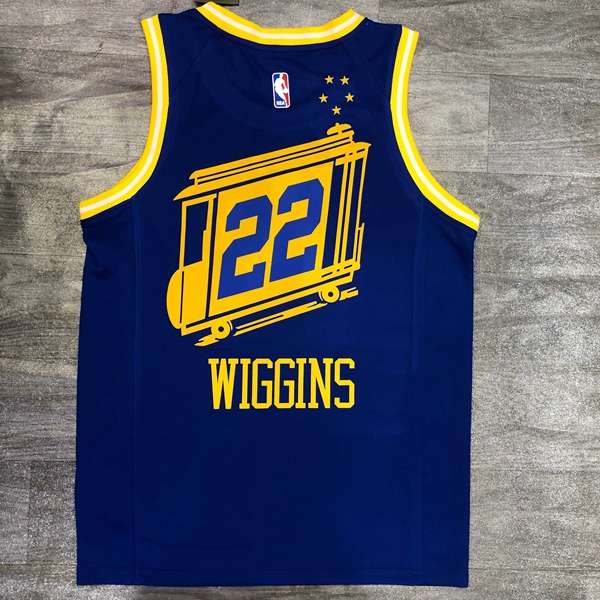 Golden State Warriors 20/21 Blue Car Basketball Jersey (Hot Press)