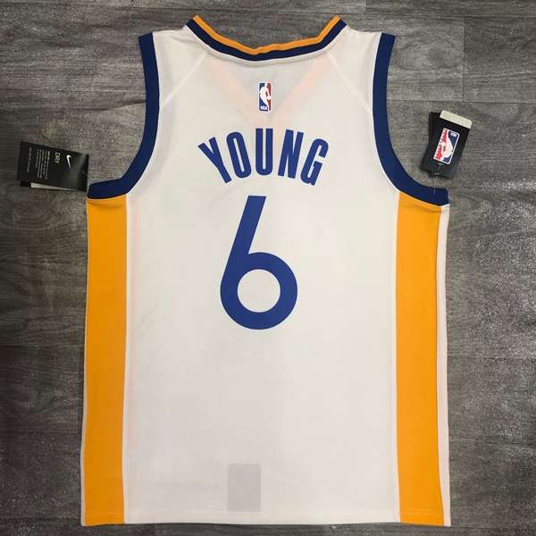 Golden State Warriors 20/21 White Basketball Jersey (Hot Press)