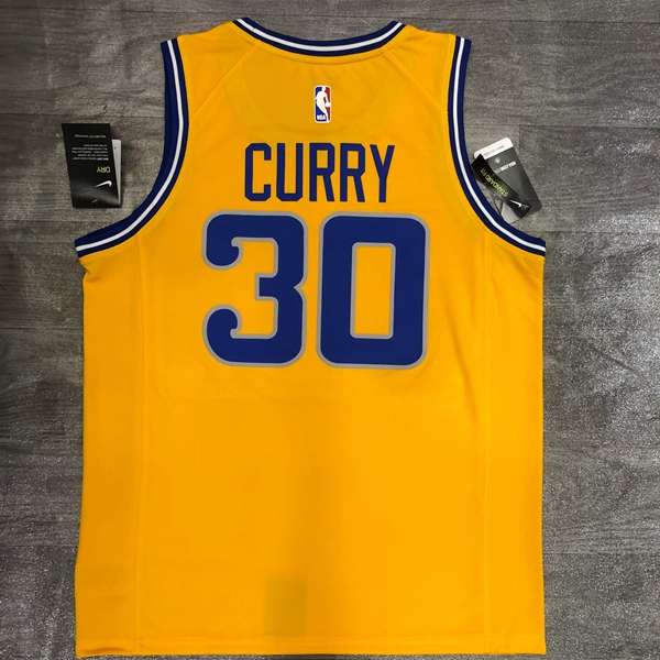 Golden State Warriors 20/21 Yellow Socks Basketball Jersey (Hot Press)