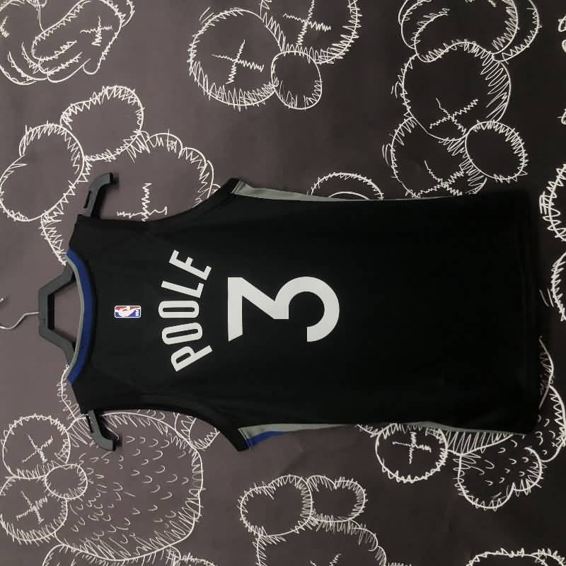 Golden State Warriors 2020 Black Basketball Jersey (Hot Press)