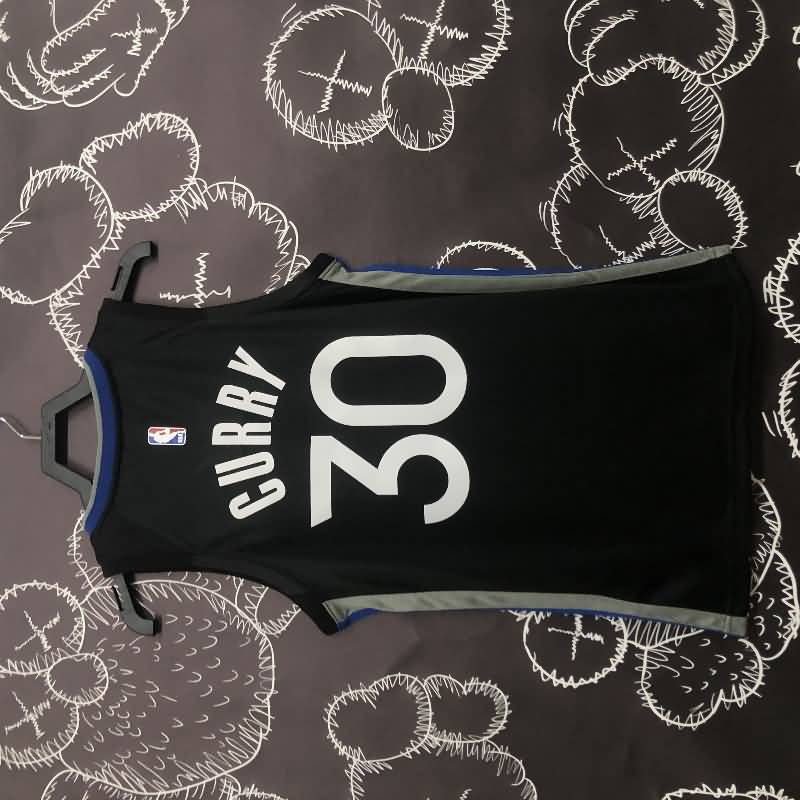 Golden State Warriors 2020 Black Basketball Jersey (Hot Press)