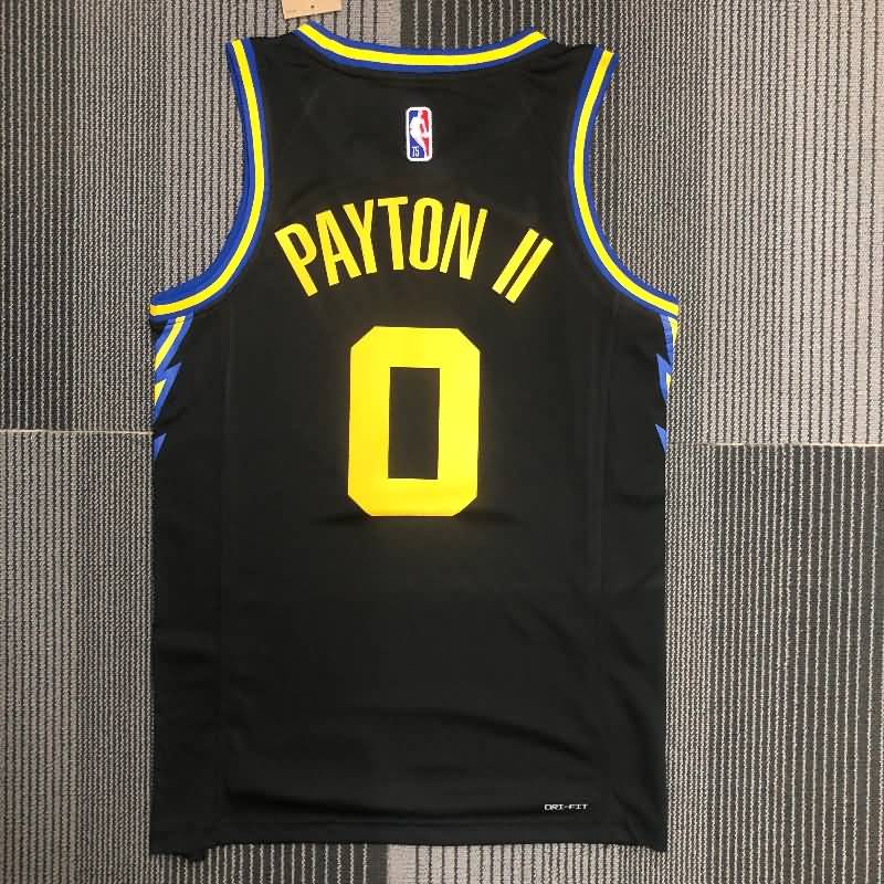 Golden State Warriors 21/22 Black City Basketball Jersey (Hot Press)