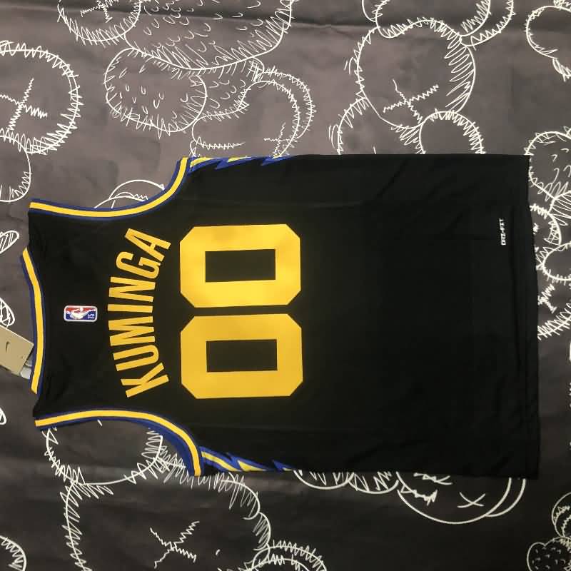 Golden State Warriors 21/22 Black City Basketball Jersey (Hot Press)