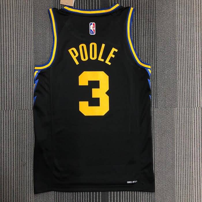 Golden State Warriors 21/22 Black City Basketball Jersey (Hot Press)