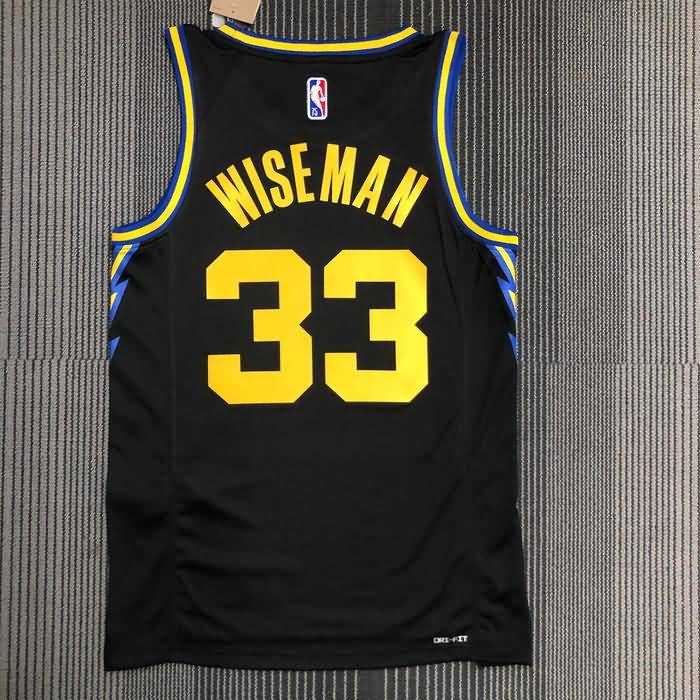 Golden State Warriors 21/22 Black City Basketball Jersey (Hot Press)