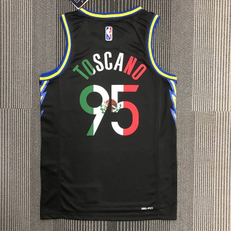 Golden State Warriors 21/22 Black City Basketball Jersey 02 (Hot Press)