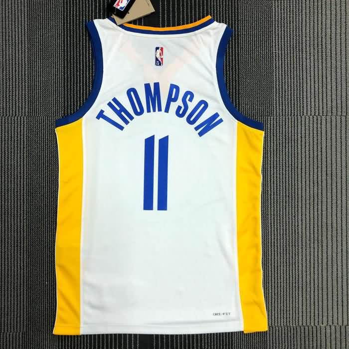 Golden State Warriors 21/22 White Basketball Jersey (Hot Press)