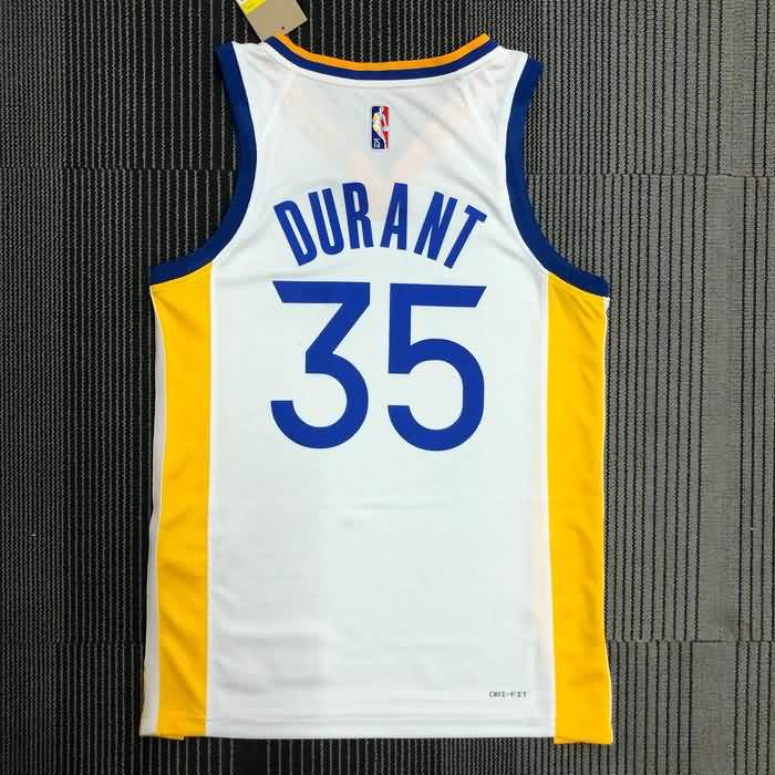 Golden State Warriors 21/22 White Basketball Jersey (Hot Press)