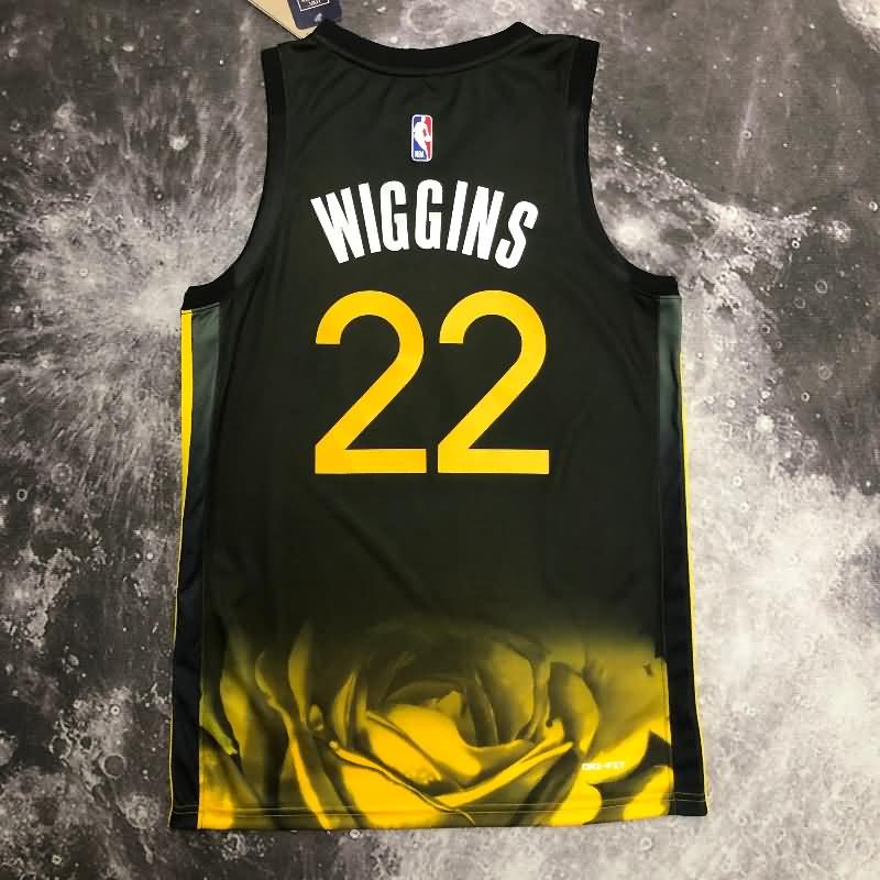 Golden State Warriors 22/23 Black City Basketball Jersey (Hot Press)