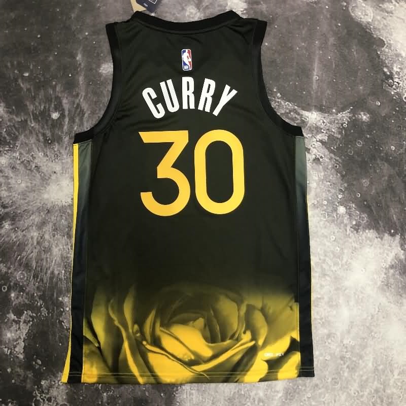 Golden State Warriors 22/23 Black City Basketball Jersey (Hot Press)