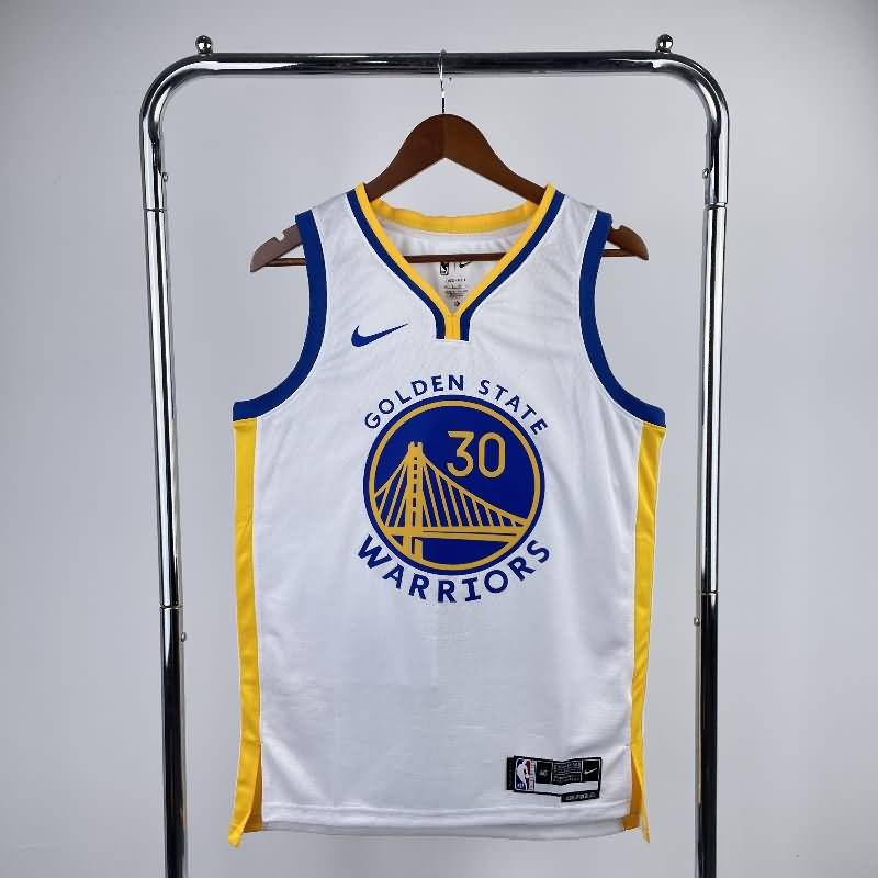 Golden State Warriors 22/23 White Basketball Jersey (Hot Press)