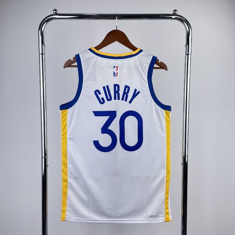 Golden State Warriors 22/23 White Basketball Jersey (Hot Press)