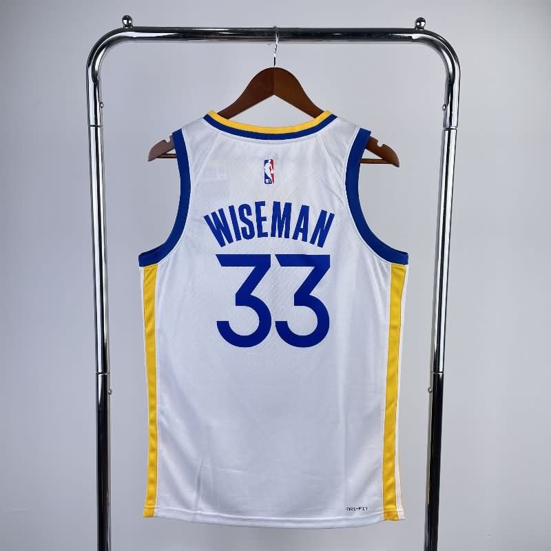 Golden State Warriors 22/23 White Basketball Jersey (Hot Press)