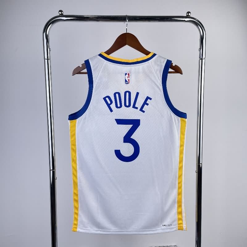 Golden State Warriors 22/23 White Basketball Jersey (Hot Press)