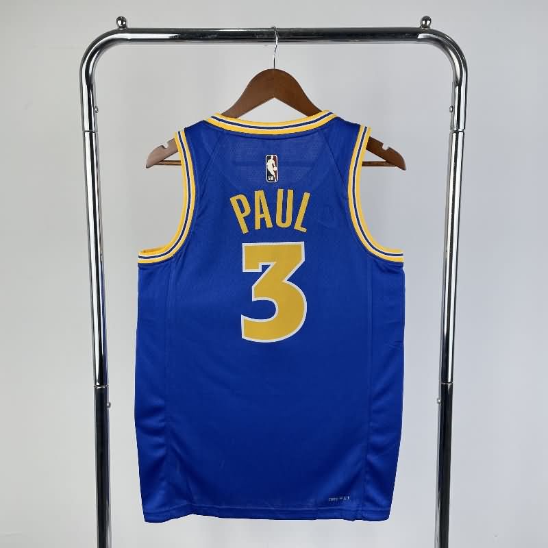 Golden State Warriors Blue Classics Basketball Jersey (Hot Press)