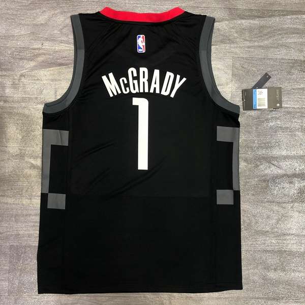 Houston Rockets 20/21 Black AJ Basketball Jersey (Hot Press)