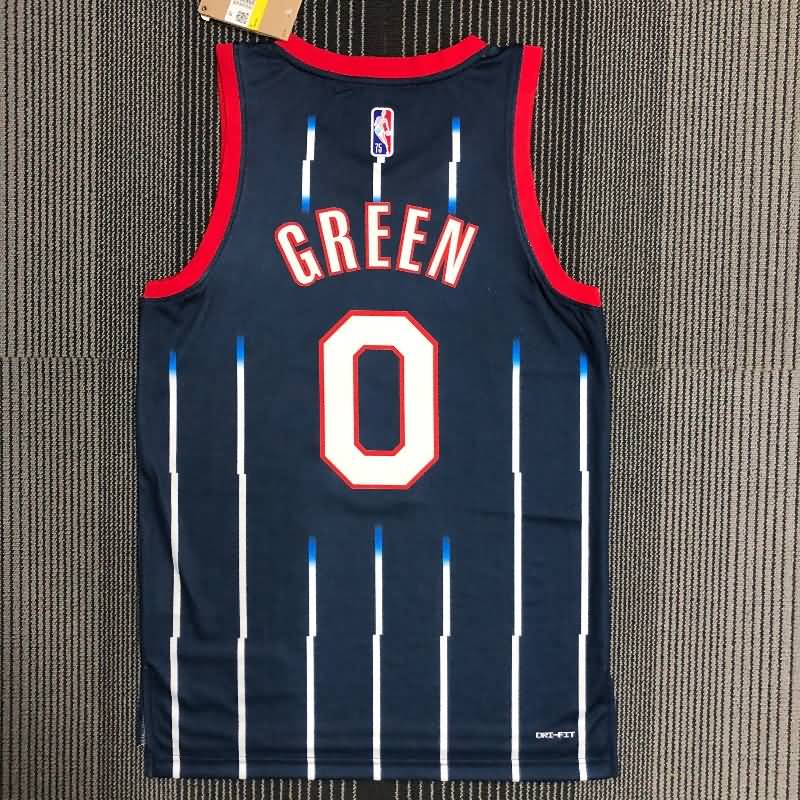 Houston Rockets 21/22 Dark Blue City Basketball Jersey (Hot Press)