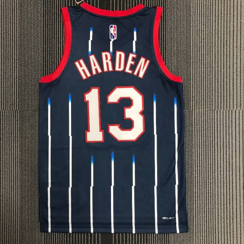 Houston Rockets 21/22 Dark Blue City Basketball Jersey (Hot Press)