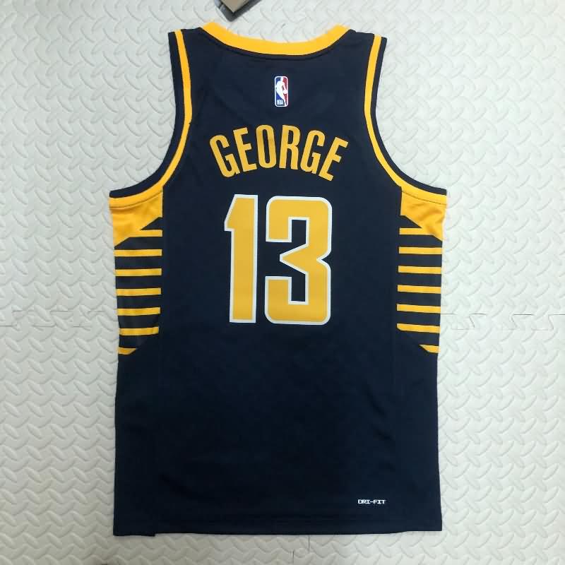 Indiana Pacers 22/23 Dark Blue Basketball Jersey (Hot Press)