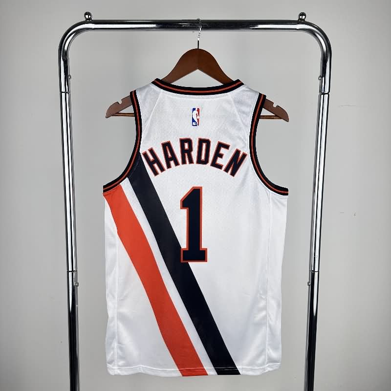 Los Angeles Clippers 19/20 White City Basketball Jersey (Hot Press)