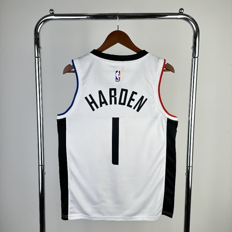 Los Angeles Clippers 2020 White City Basketball Jersey (Hot Press)