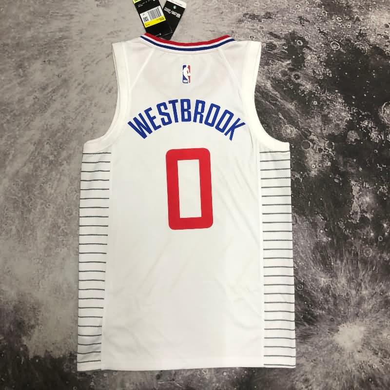 Los Angeles Clippers 2020 White Basketball Jersey (Hot Press)