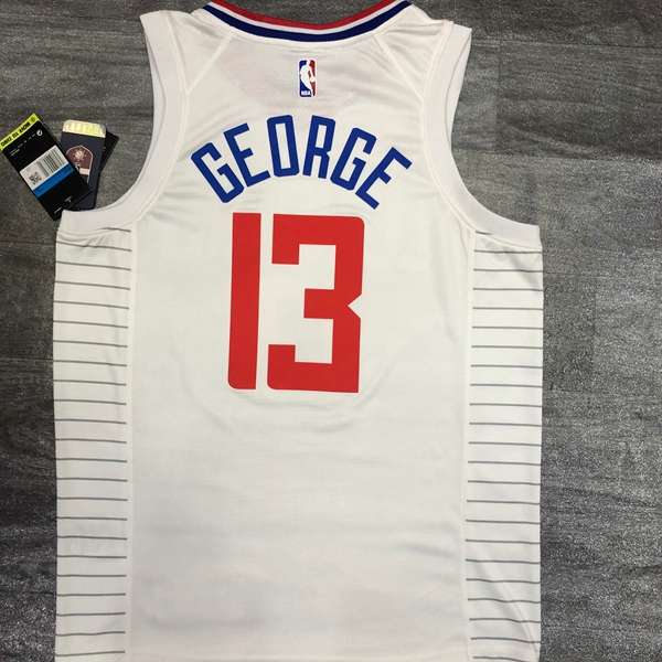 Los Angeles Clippers 2020 White Basketball Jersey (Hot Press)