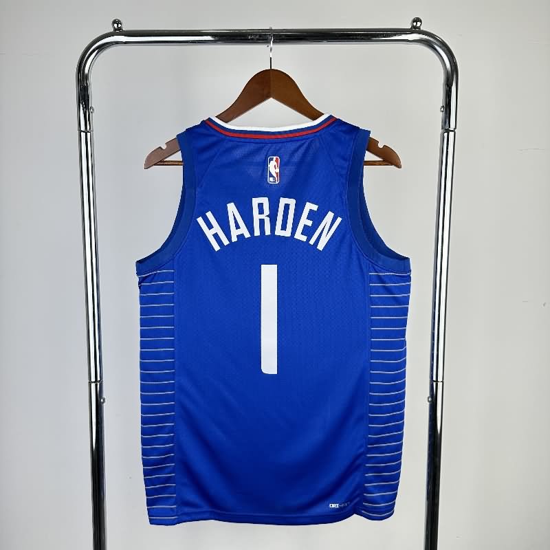 Los Angeles Clippers 22/23 Blue Basketball Jersey (Hot Press)