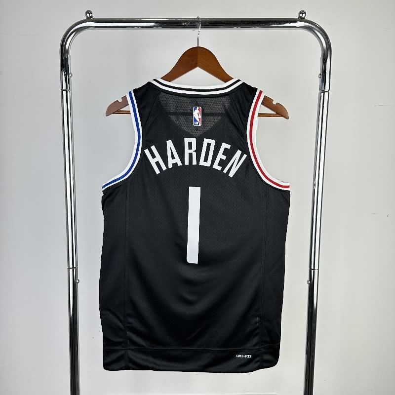 Los Angeles Clippers 22/23 Black City Basketball Jersey (Hot Press)