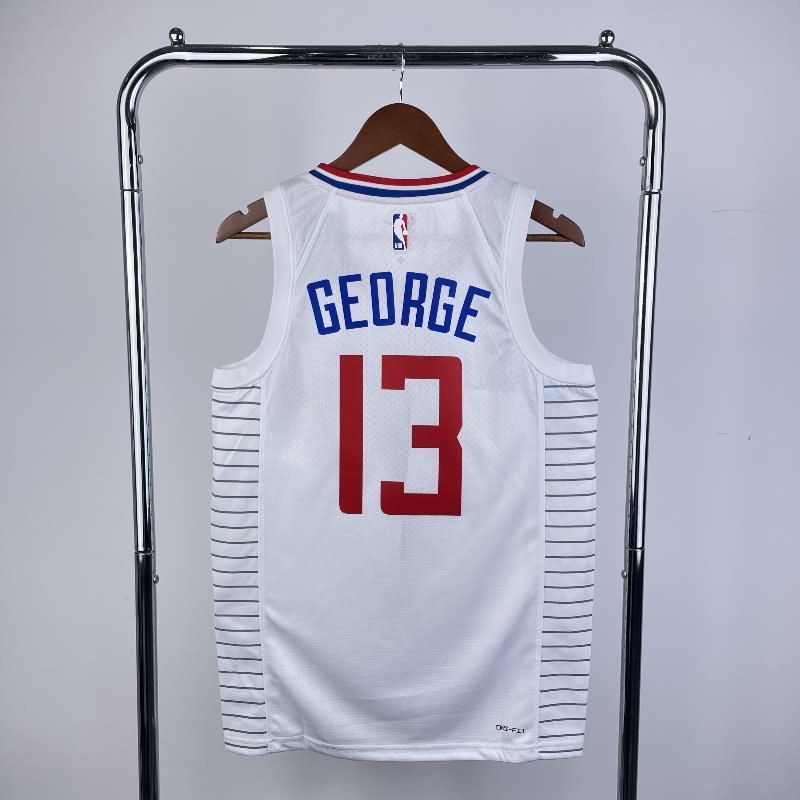 Los Angeles Clippers 22/23 White Basketball Jersey (Hot Press)