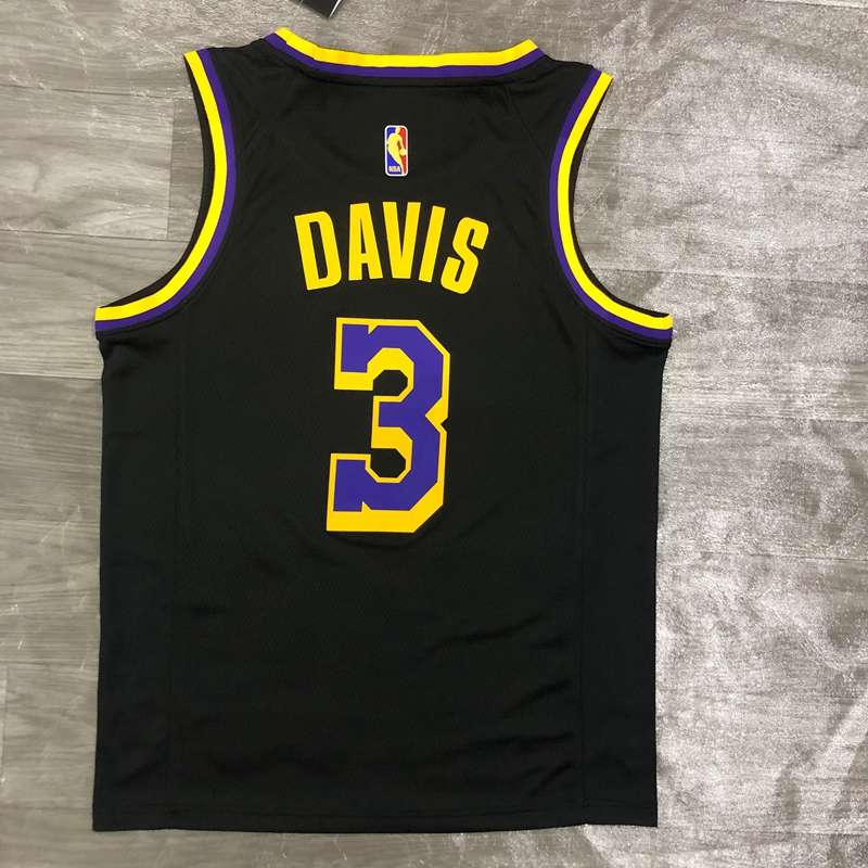 Los Angeles Lakers 20/21 Black Basketball Jersey (Hot Press)