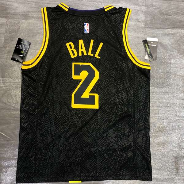 Los Angeles Lakers 2020 Black City Basketball Jersey (Hot Press)