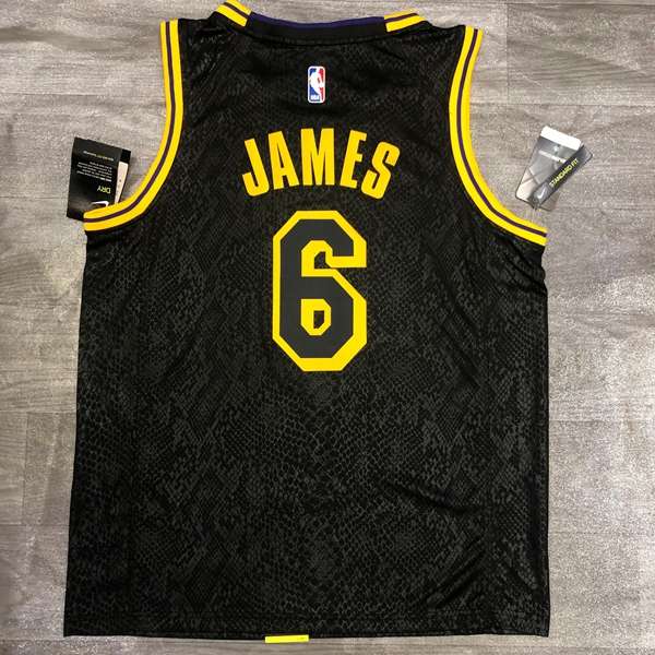 Los Angeles Lakers 2020 Black City Basketball Jersey (Hot Press)