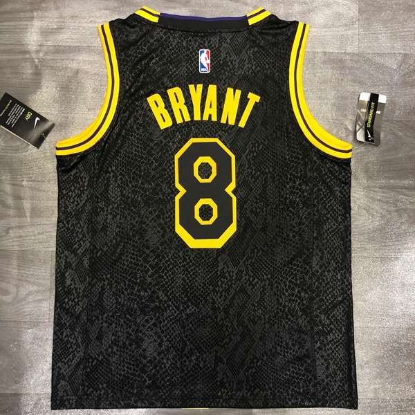 Los Angeles Lakers 2020 Black City Basketball Jersey (Hot Press)