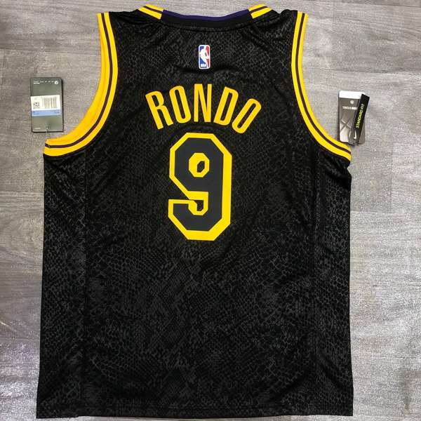 Los Angeles Lakers 2020 Black City Basketball Jersey (Hot Press)