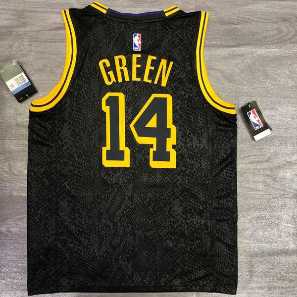 Los Angeles Lakers 2020 Black City Basketball Jersey (Hot Press)