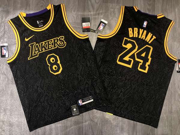 Los Angeles Lakers 2020 Black City Basketball Jersey (Hot Press)