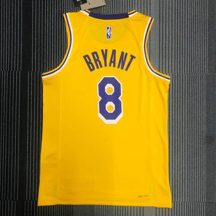 Los Angeles Lakers 21/22 Yellow Basketball Jersey (Hot Press)