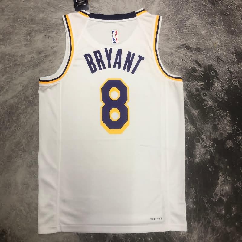 Los Angeles Lakers 22/23 White Basketball Jersey (Hot Press)