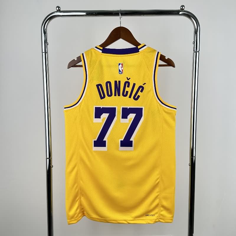 Los Angeles Lakers 22/23 Yellow Basketball Jersey (Hot Press)