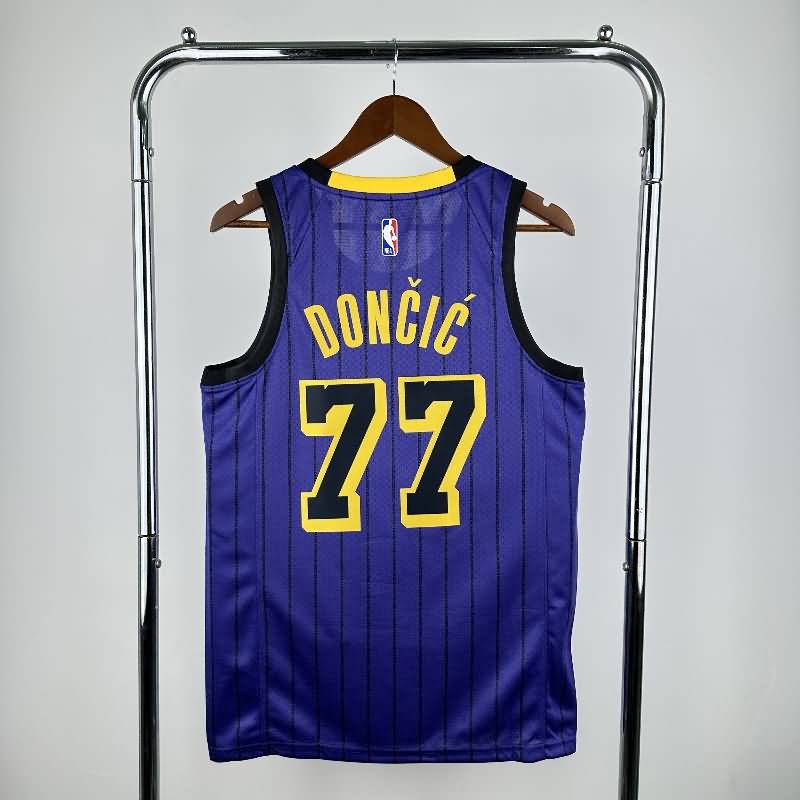 Los Angeles Lakers Purple Basketball Jersey (Hot Press)