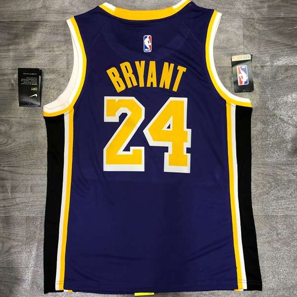 Los Angeles Lakers Purple Basketball Jersey 02 (Hot Press)