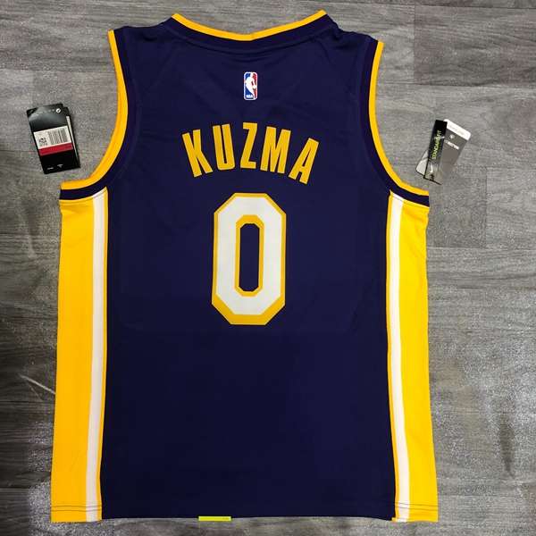 Los Angeles Lakers Purple Basketball Jersey 03 (Hot Press)