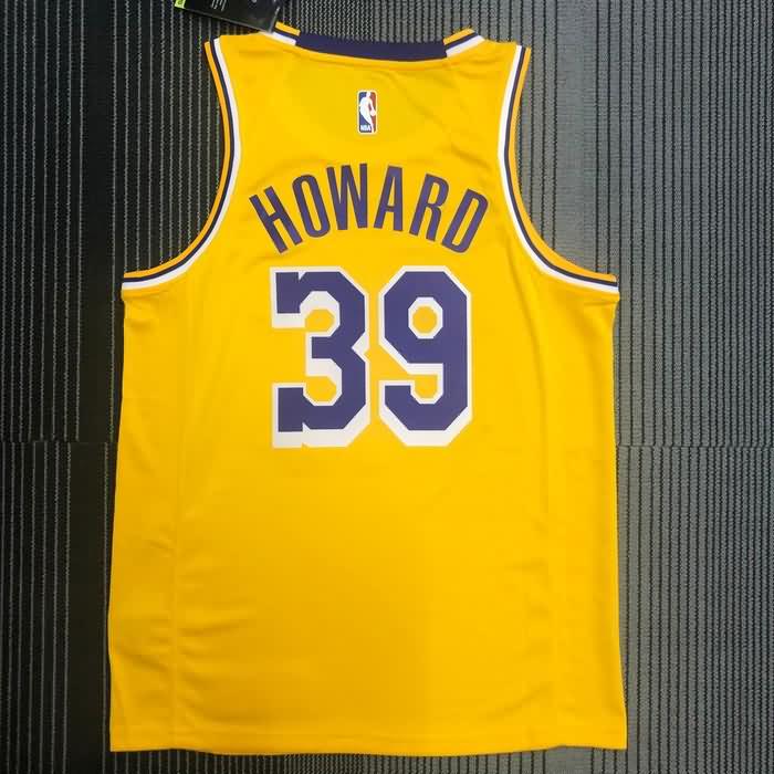 Los Angeles Lakers Yellow Basketball Jersey 03 (Hot Press)